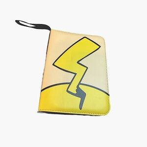 Pokemon Trading Card Game TCG Pikachu Tail 3-Ring Binder Zipper Strap